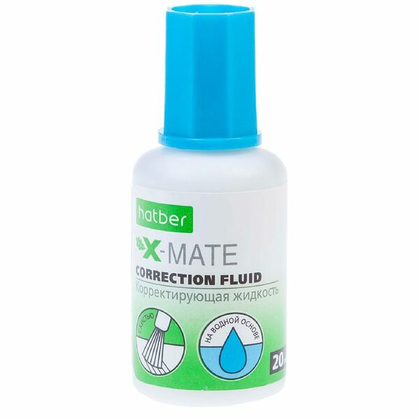 Корректирующая жидкость на водной основе Hatber X-Mate