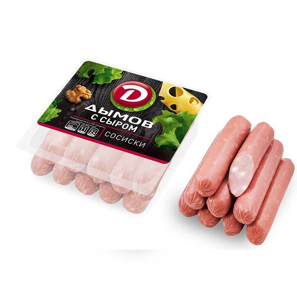 Сосиски Дымов с сыром 464г