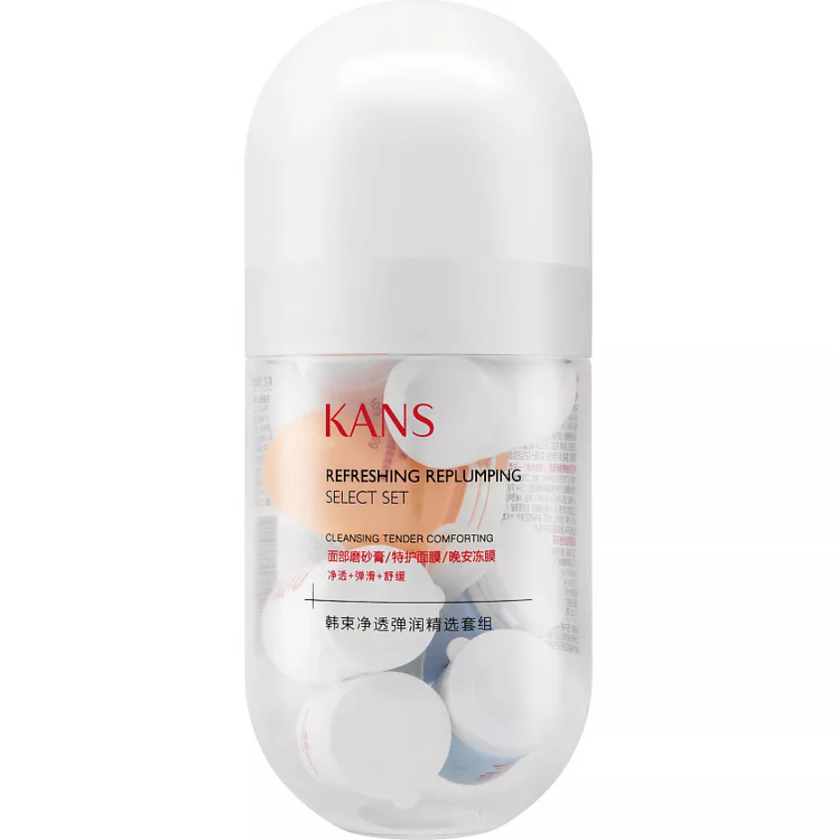 

Эксклюзивный набор Kans refreshing replumping для обновления кожи лица