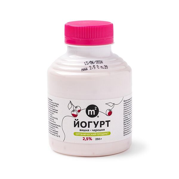 Йогурт питьевой Ферма М2 Вишня-Черешня 2.5%