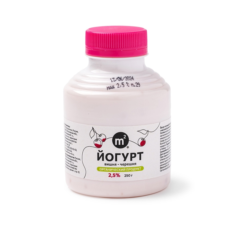 

Йогурт питьевой Ферма М2 Вишня-Черешня 2.5% 250 г