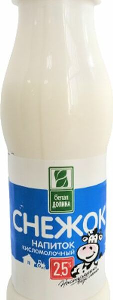 Снежок Белая долина 2.5%, пластиковая бутылка