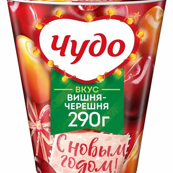 Йогурт Чудо Вишня-черешня 2% 290г