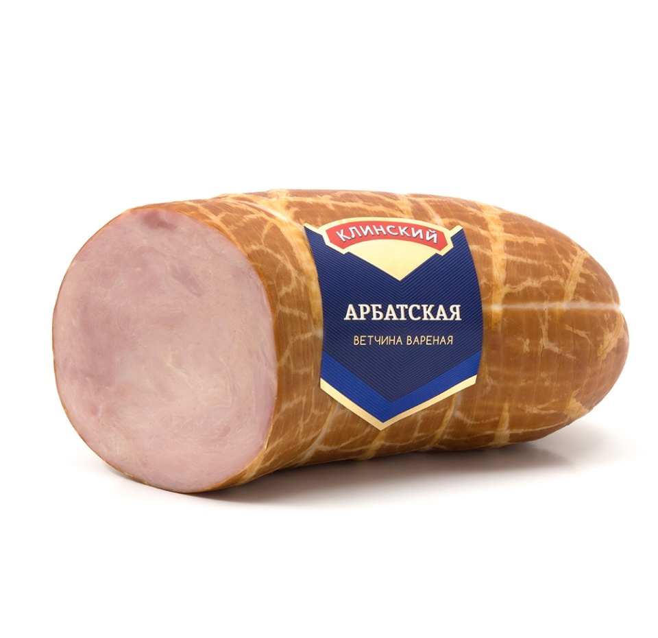 

Ветчина вареная Арбатская Клинский мясокомбинат вес