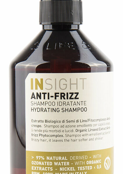 INSIGHT Шампунь для непослушных волос разглаживающий, 400 мл