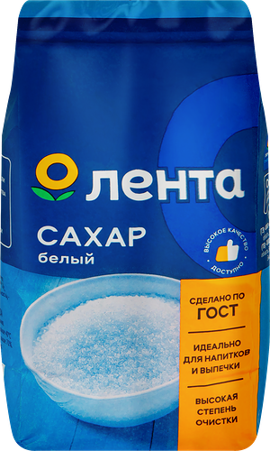 Сахар Лента белый, ГОСТ 1 кг