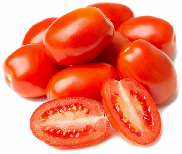 Томаты сливовидные грунтовые, вес ~0.5 кг