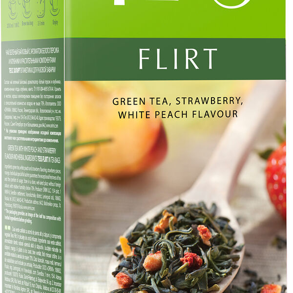 Чай зеленый Tess Flirt в пакетиках, 25 шт