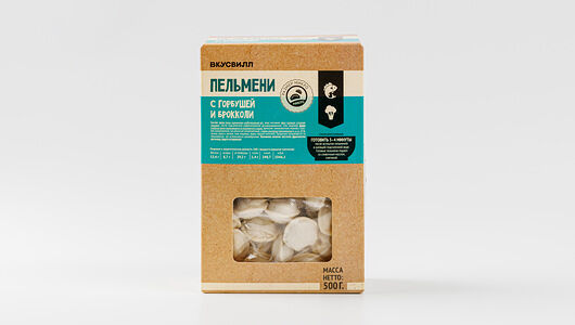 Пельмени микро с горбушей и брокколи, 500 г Продукт замороженный 