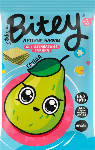 

Вафли Take a Bitey Груша-Брокколи без добавленного сахара, 35 г