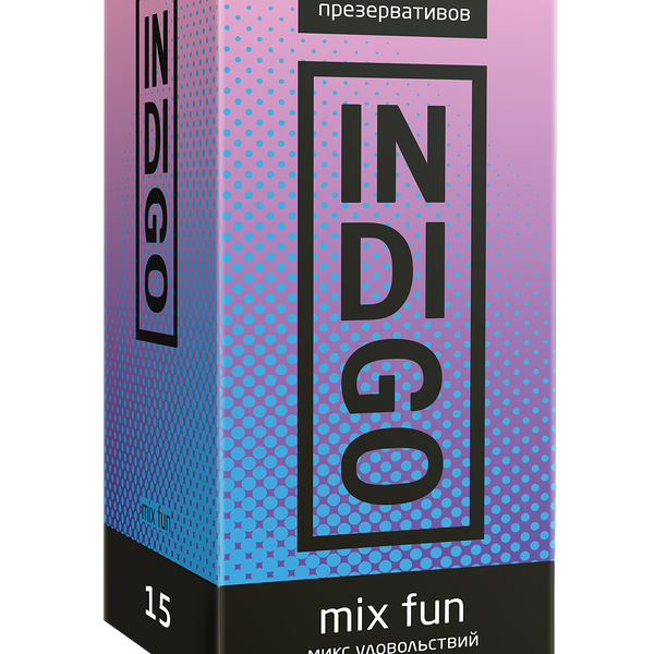 Презервативы INDIGO Mix Fun  №15 микс удовольствий