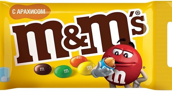 Драже M&Ms с арахисом 45г