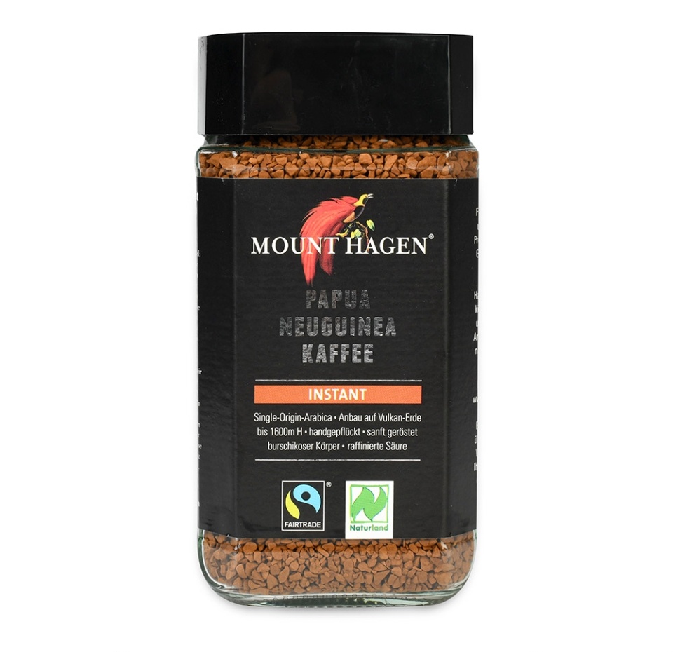 

Кофе растворимый Mount Hagen Papua Neuguinea Kaffee органический 100 г