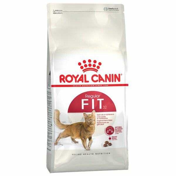 Fit 32 корм Royal Canin для бывающих на улице кошек в возрасте от 1 до 7 лет
