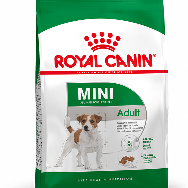Корм сухой Royal Canin Mini Adult для взрослых собак мелких пород с 10 месяцев до 8 лет, 4 кг