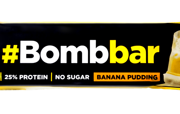 Батончик протеиновый Bombbar глазированный Банановый пудинг