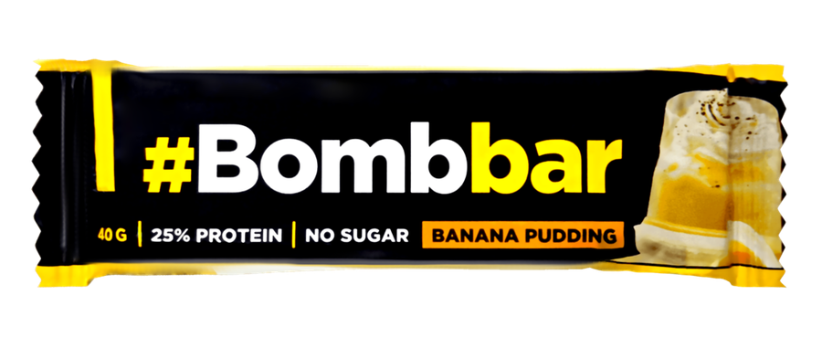 

Батончик протеиновый Bombbar глазированный Банановый пудинг 40 г 1 шт.