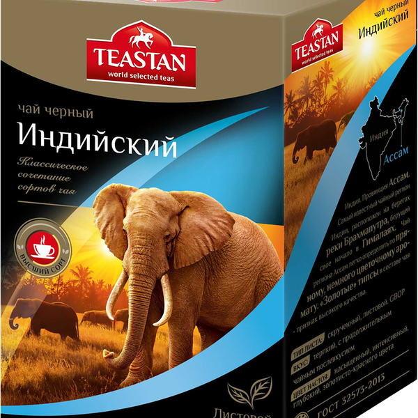Чай черный Teastan Индийский Синий листовой, 250 г