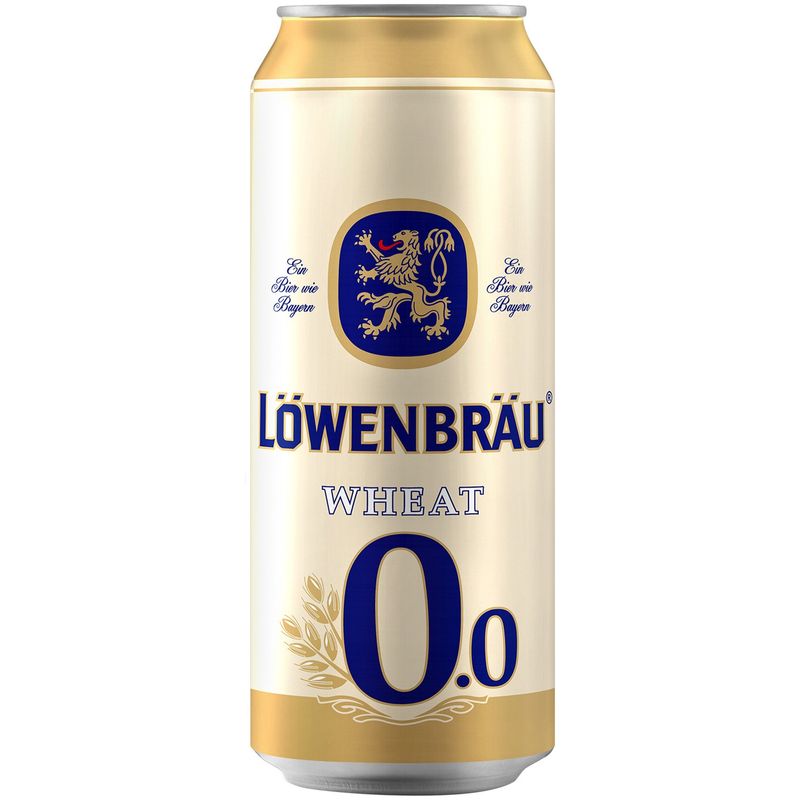 

Пиво безалкогольное Löwenbräu Wheat нефильтрованное 450 мл