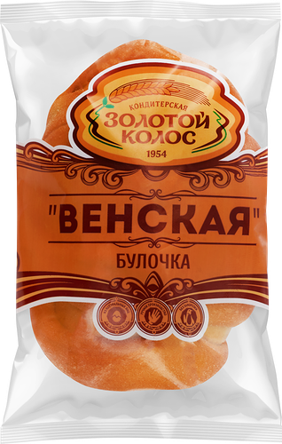 Булочка Золотой Колос Венская 75г