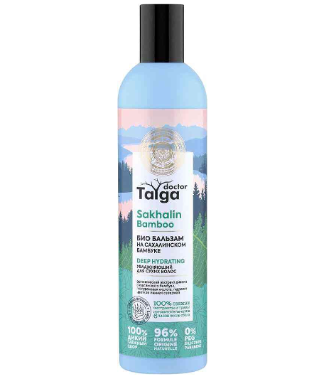 Увлажняющий бальзам для сухих волос Natura Siberica Doctor Taiga Био Sakhalin Bamboo 400 мл