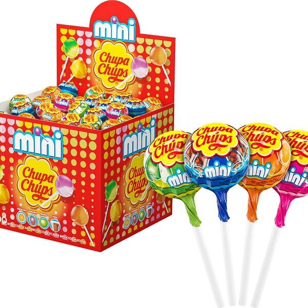 Карамель Chupa Chups Mini в ассортименте 100*6г