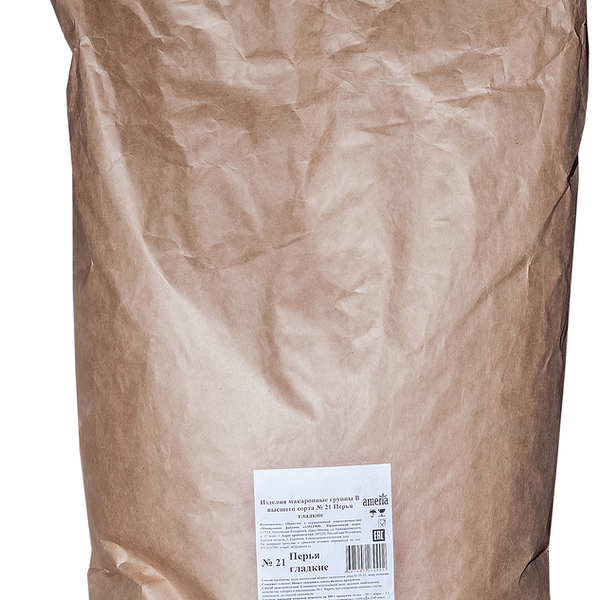 Макароны Перья гладкие №21 группа В высший сорт