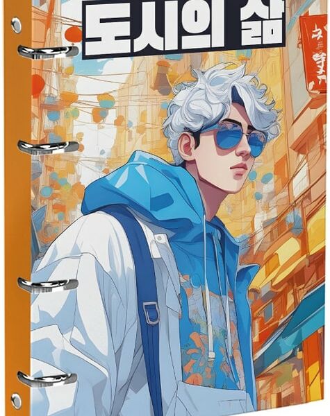 Тетрадь Schoolformat Корейский вайб со сменным блоком на кольцах в клетку 120л А5+