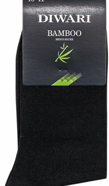 Носки мужские Diwari Bamboo цвет: чёрный, размер 40-41