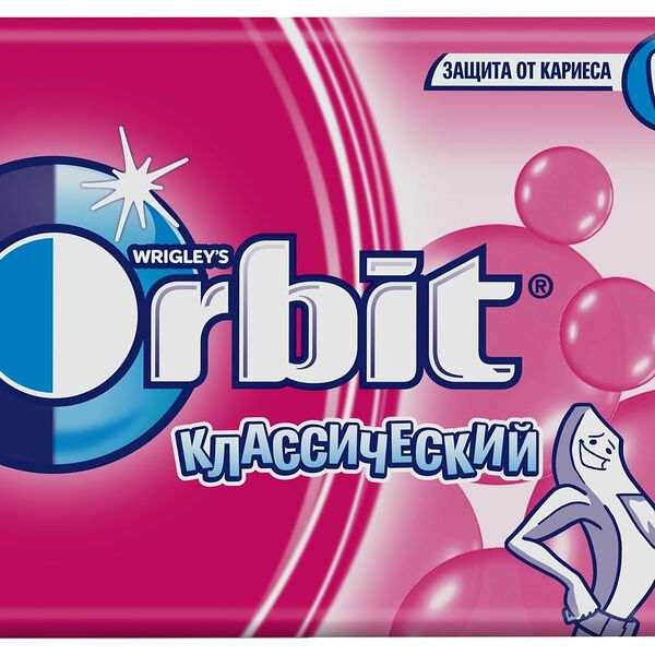 Жевательная резинка без сахара с ароматом фруктов ТМ Orbit (Орбит)