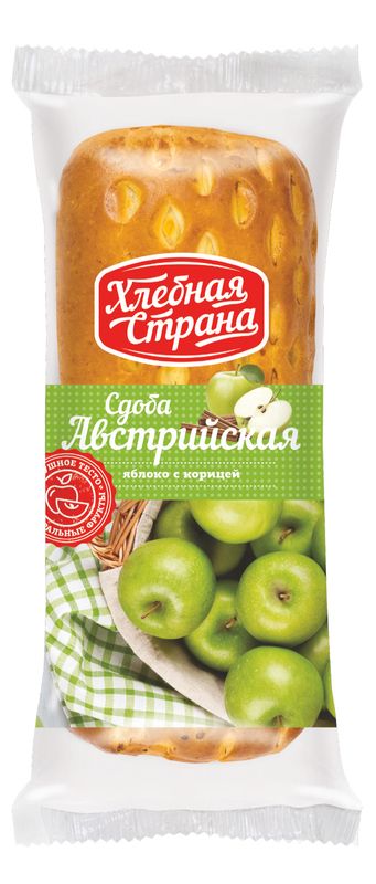 

Сдоба Хлебная Страна Австрийская с яблоком и корицей 200 г
