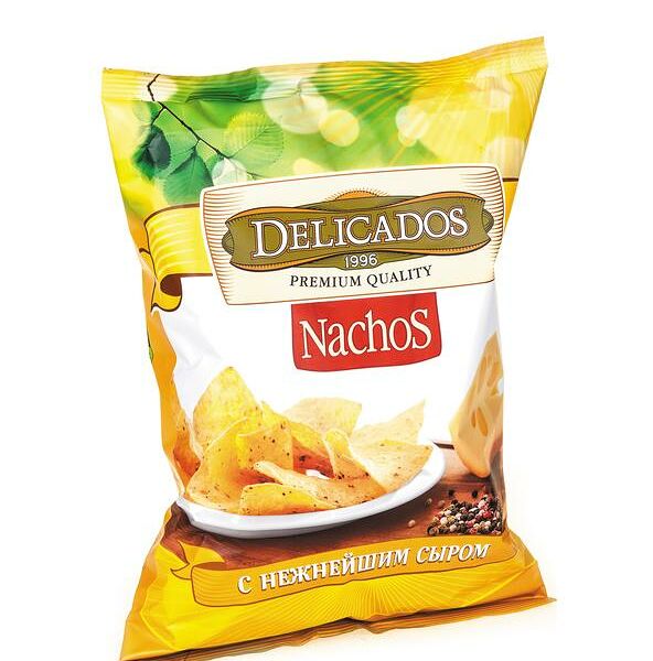 Чипсы кукурузные «Нежнейший сыр», Delicados