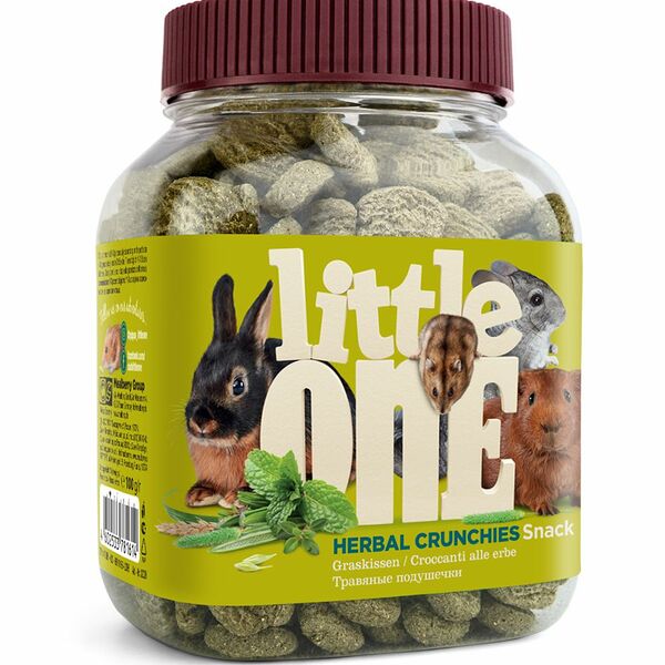 Лакомство для грызунов LITTLE ONE Травяные подушечки 100 г