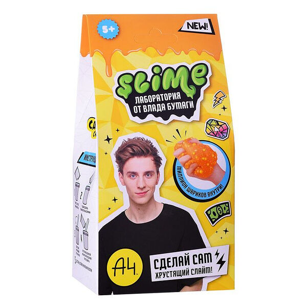 Игрушка Slime Лаборатория от Влада А4,  в ассортименте