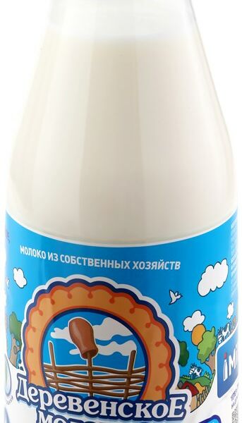 Молоко Деревенское молочко пастеризованное 2.5%