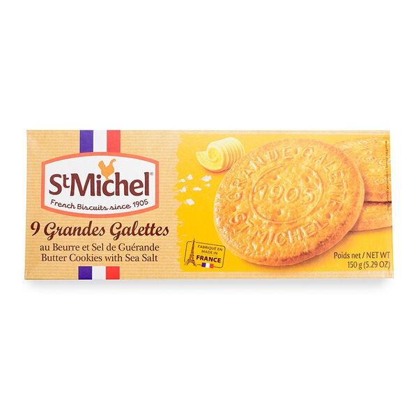 Печенье сливочное с морской солью St. Michel 150 г
