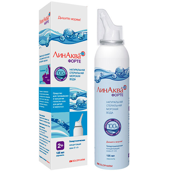 Линаква Форте ср-во д/пром.полости носа 2,1% фл.с расп.125мл
