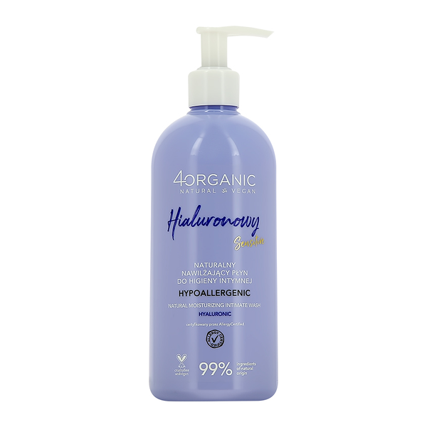 Гель для интимной гигиены гипоаллергенный `4ORGANIC` Hyaluronic Acid 350 мл