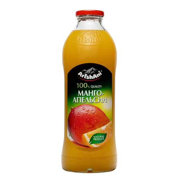 Нектар ArshAni манго-апельсин, стеклянная бутылка