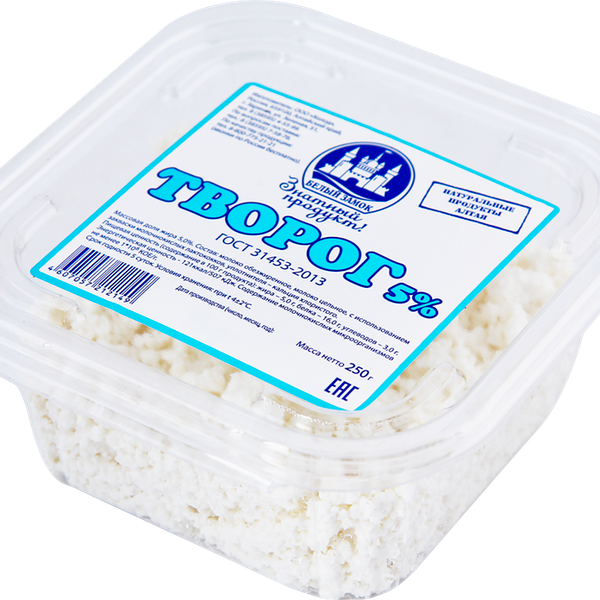 Творог Белый замок 5% 250 г