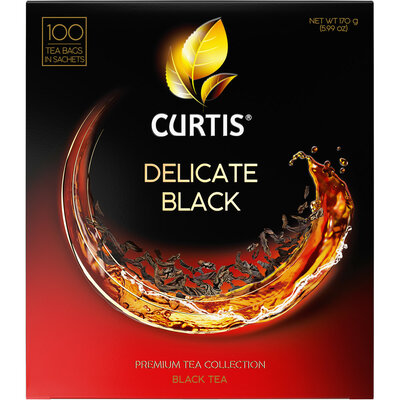 Чай черный Curtis Delicate Black 100 саш* 1,7г