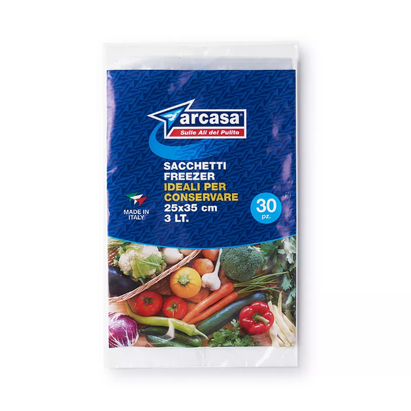 Пакеты Arcasa для заморозки 25х35 Lt. 3, 30 шт., Италия