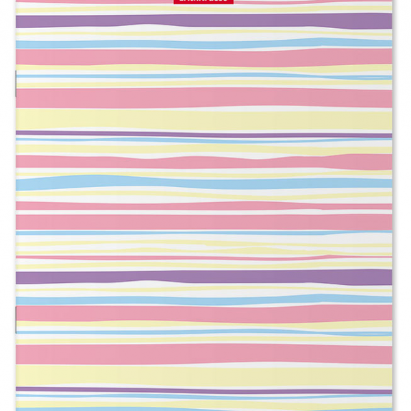 Тетрадь общая ErichKrause Pastel Lines в клетку, 48 листов