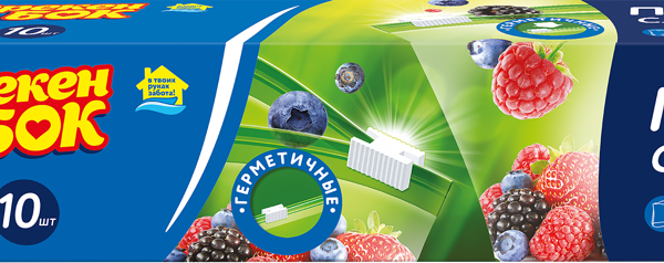 Пакеты-слайдеры фрекен бок для хранения и заморозки, 10 шт., 1.5 л