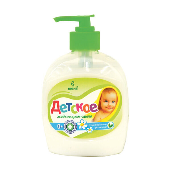 Крем-мыло жидкое Весна Детское с экстрактом Ромашки