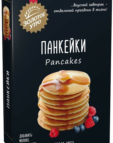 Смесь для выпечки Золотое утро Панкейки 300г