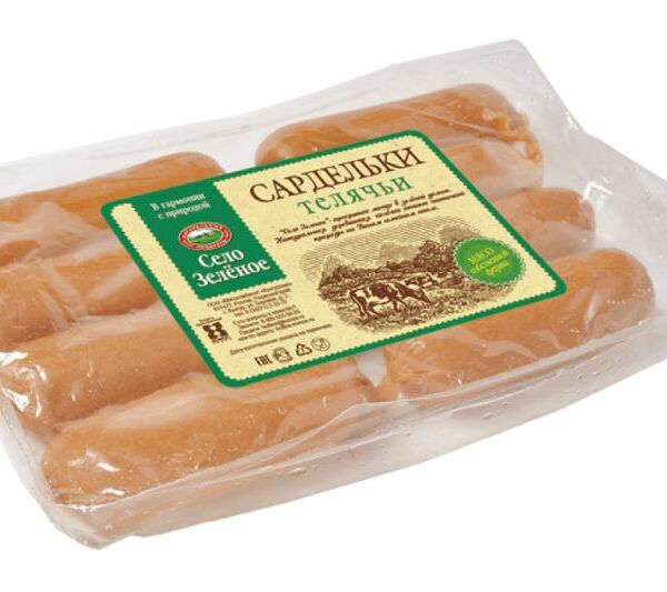 Сардельки Село зеленое Телячьи