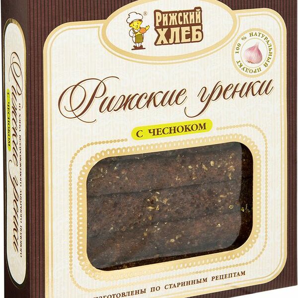 Рижские гренки Рижский Хлеб с чесноком