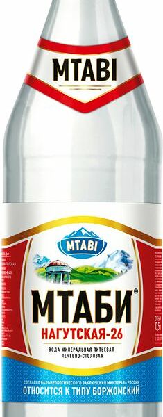 Вода Мтаби минеральная газированная, 0.5 л