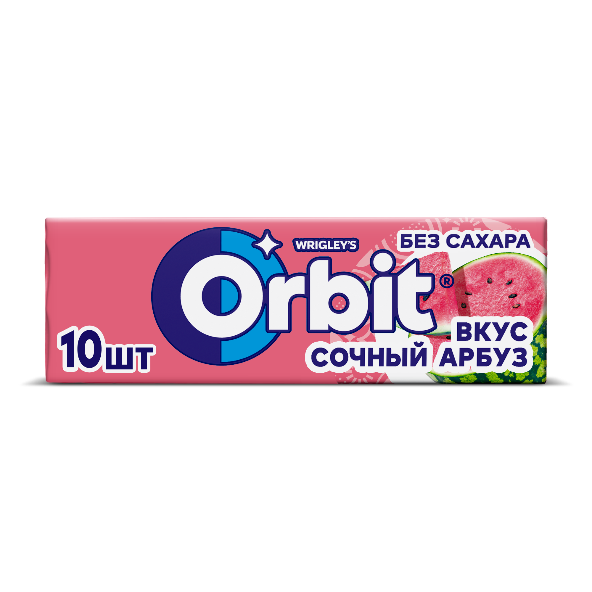 

Жевательная резинка Orbit Сочный арбуз без сахара 13.6 г